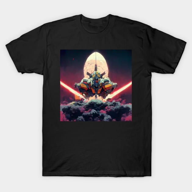 Battle Mech Suit T-Shirt by Deias Designs